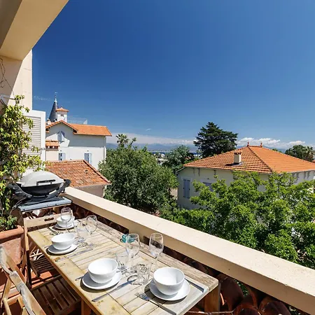 Duplex With View On The Cap D'antibes Lägenhet *